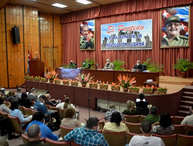 Encuentro con dirigentes provinciales y municipales - Guantánamo