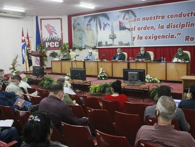 Encuentro con dirigentes provinciales y municipales - Villa Clara