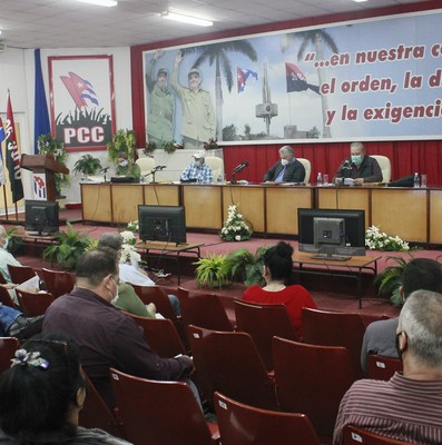 Encuentro con dirigentes provinciales y municipales - Villa Clara