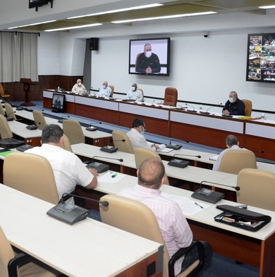 Reunión de Trabajo del Ministerio de la Agricultura (MINAG), en el Palacio de la Revolución.   26 de marzo 2021   -   Fotos: Estudios Revolución