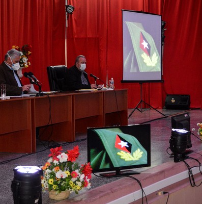 Encuentro con dirigentes provinciales y municipales - Cienfuegos