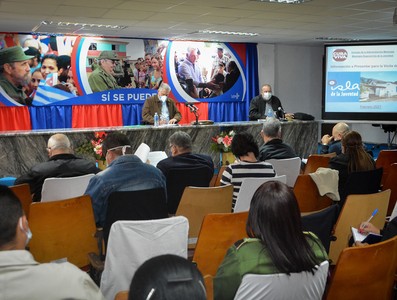 Encuentro con dirigentes provinciales y municipales - Isla de la Juventud