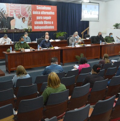 Encuentro con dirigentes provinciales y municipales - Matanzas
