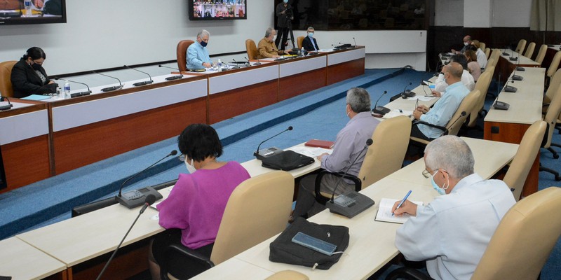 Reunión de Trabajo del Ministerio de la Informática y las Comunicaciones - Palacio de la Revolución