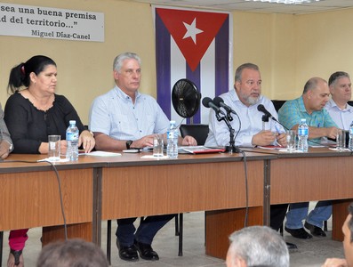 Segunda Visita Gubernamental encabezada por Díaz-Canel a la provincia Artemisa