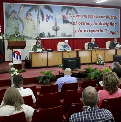 Encuentro con dirigentes provinciales y municipales - Villa Clara