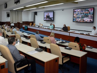 Reunión de Trabajo del Ministerio de Salud Pública - Palacio de la Revolución