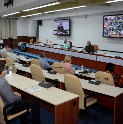 Reunión de Trabajo del Ministerio de Salud Pública - Palacio de la Revolución