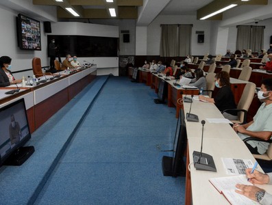 Reunión de Trabajo del Instituto de Planificación Física - Palacio de la Revolución