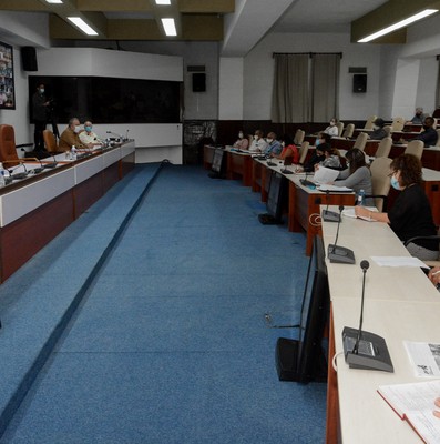 Reunión de Trabajo del Instituto de Planificación Física - Palacio de la Revolución