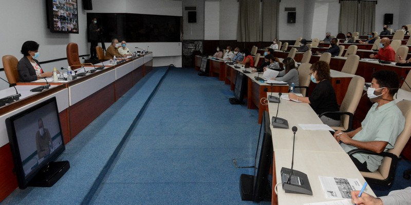 Reunión de Trabajo del Instituto de Planificación Física - Palacio de la Revolución