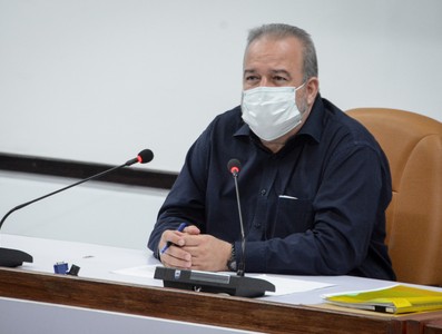 Reunión de Trabajo del Ministerio de la Agricultura (MINAG), en el Palacio de la Revolución.   26 de marzo 2021   -   Fotos: Estudios Revolución