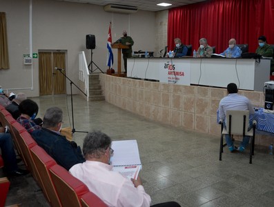 Encuentro con dirigentes provinciales y municipales - Artemisa