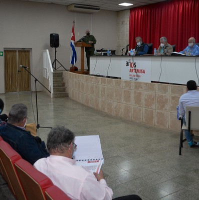 Encuentro con dirigentes provinciales y municipales - Artemisa
