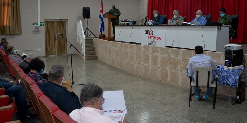 Encuentro con dirigentes provinciales y municipales - Artemisa