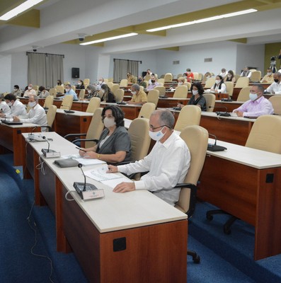 Reunión de Trabajo del Ministerio de Economía y Planificación   -  Marzo 2, 2021 - Palacio de la Revolución - Fotos: Estudios Revolución