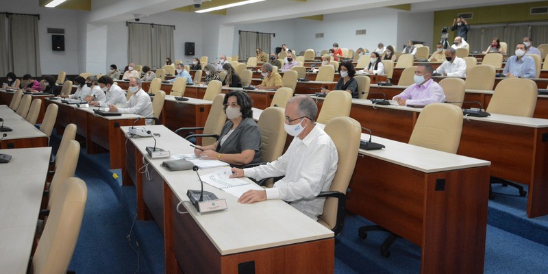 Reunión de Trabajo del Ministerio de Economía y Planificación   -  Marzo 2, 2021 - Palacio de la Revolución - Fotos: Estudios Revolución