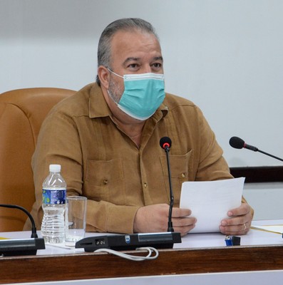 Reunión de Trabajo del Ministerio de la Construcción (MICONS), en el Palacio de la Revolución.   22 de marzo 2021   -   Fotos: Estudios Revolución