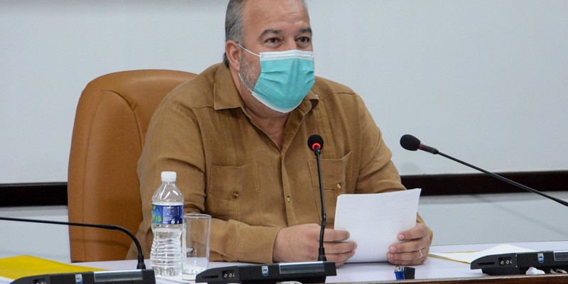 Reunión de Trabajo del Ministerio de la Construcción (MICONS), en el Palacio de la Revolución.   22 de marzo 2021   -   Fotos: Estudios Revolución