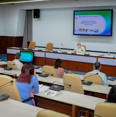 Reunión de Trabajo del Ministerio de Salud Pública - Palacio de la Revolución