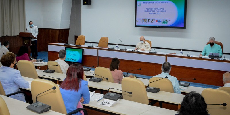 Reunión de Trabajo del Ministerio de Salud Pública - Palacio de la Revolución
