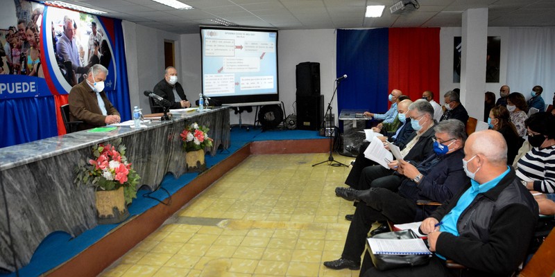 Encuentro con dirigentes provinciales y municipales - Isla de la Juventud