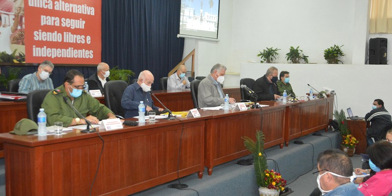 Encuentro con dirigentes provinciales y municipales - Matanzas