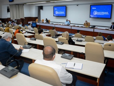 Reunión de Trabajo del Ministerio de la Informática y las Comunicaciones - Palacio de la Revolución