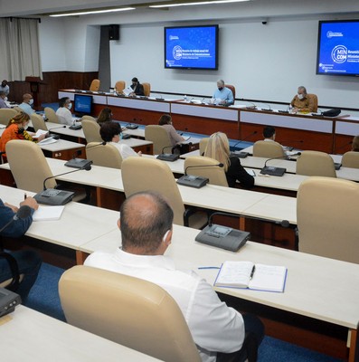 Reunión de Trabajo del Ministerio de la Informática y las Comunicaciones - Palacio de la Revolución