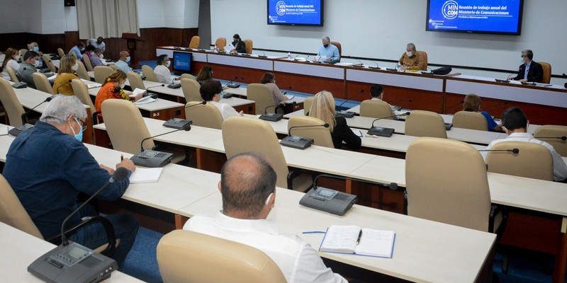 Reunión de Trabajo del Ministerio de la Informática y las Comunicaciones - Palacio de la Revolución