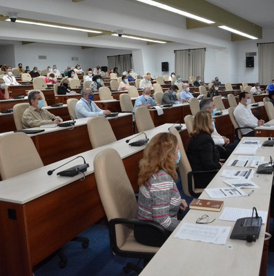 Reunión de trabajo de BIOCUBAFARMA - Febrero 11, 2021 - Palacio de la Revolución