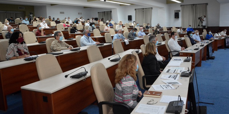 Reunión de trabajo de BIOCUBAFARMA - Febrero 11, 2021 - Palacio de la Revolución