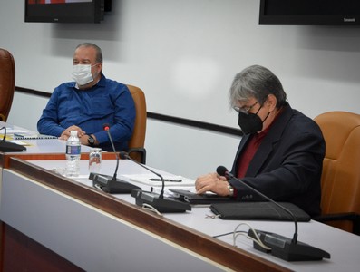 Reunión de Trabajo del Instituto Cubano de Radio y Televisión (ICRT)  -  Febrero 16, 2021 - Palacio de la Revolución