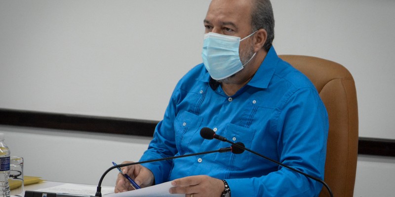 Reunión de Trabajo del Ministerio de Economía y Planificación   -  Marzo 2, 2021 - Palacio de la Revolución - Fotos: Estudios Revolución