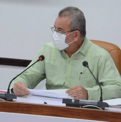 Reunión de Trabajo del Ministerio de la Agricultura (MINAG), en el Palacio de la Revolución.   26 de marzo 2021   -   Fotos: Estudios Revolución
