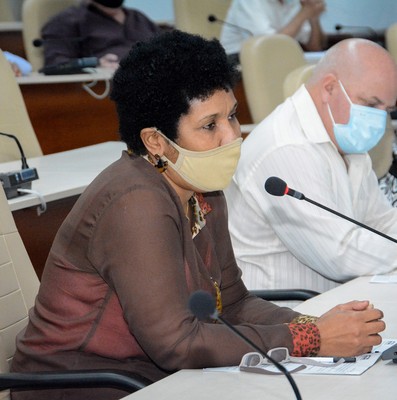 Reunión de Trabajo del Ministerio de la Construcción (MICONS), en el Palacio de la Revolución.   22 de marzo 2021   -   Fotos: Estudios Revolución