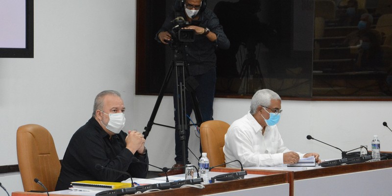 Reunión de Trabajo del Ministerio de Justicia (MINJUS), en el Palacio de la Revolución.   12 de marzo 2021   -   Fotos: Estudios Revolución