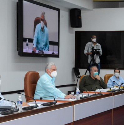 Reunión de Trabajo del Ministerio de Relaciones Exteriores (MINREX), en el Palacio de la Revolución.   27 de marzo 2021   -   Fotos: Estudios Revolución