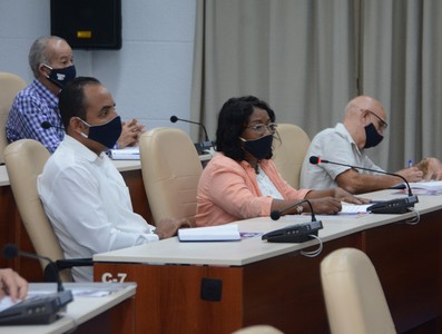 Reunión de Trabajo del Ministerio del Transporte (MITRANS), en el Palacio de la Revolución.   25 de marzo 2021   -   Fotos: Estudios Revolución
