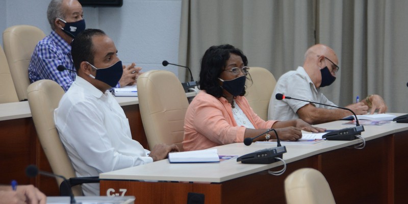 Reunión de Trabajo del Ministerio del Transporte (MITRANS), en el Palacio de la Revolución.   25 de marzo 2021   -   Fotos: Estudios Revolución