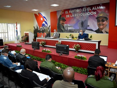 Encuentro con dirigentes provinciales y municipales - Camagüey