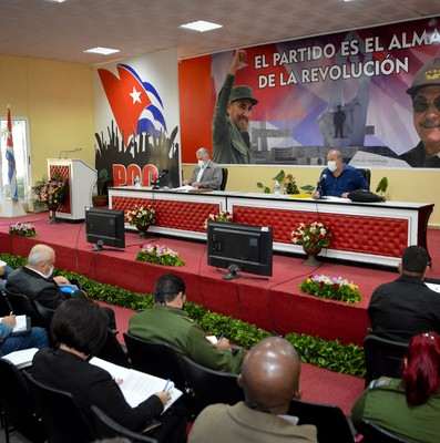 Encuentro con dirigentes provinciales y municipales - Camagüey