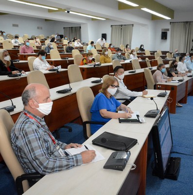 Reunión de Trabajo del Ministerio de la Informática y las Comunicaciones - Palacio de la Revolución