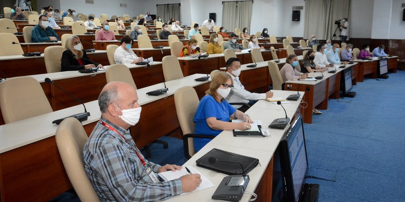 Reunión de Trabajo del Ministerio de la Informática y las Comunicaciones - Palacio de la Revolución
