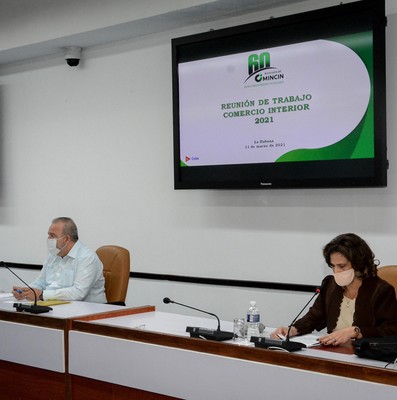 Reunión de Trabajo del Ministerio del Comercio Interior (MINCIN), en el Palacio de la Revolución.   11 de marzo 2021   -   Fotos: Estudios Revolución