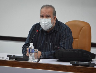 Reunión de trabajo de BIOCUBAFARMA - Febrero 11, 2021 - Palacio de la Revolución