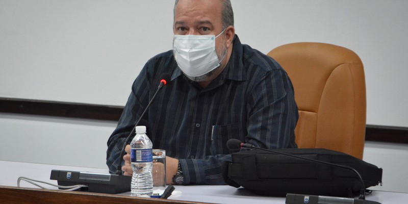 Reunión de trabajo de BIOCUBAFARMA - Febrero 11, 2021 - Palacio de la Revolución