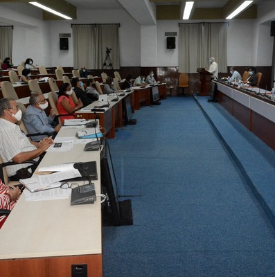 Reunión de Trabajo del Instituto de Planificación Física - Palacio de la Revolución