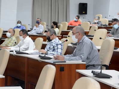 Reunión de Trabajo del Ministerio de la Agricultura (MINAG), en el Palacio de la Revolución.   26 de marzo 2021   -   Fotos: Estudios Revolución