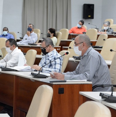 Reunión de Trabajo del Ministerio de la Agricultura (MINAG), en el Palacio de la Revolución.   26 de marzo 2021   -   Fotos: Estudios Revolución